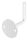 Handlaufhalter zum Anschweißen des Handlaufs, Ronde 70mmx4mm und Bügel 12mm, 2x Bohrungen 8,5mm gesenkt für M6, Wandabstand bis Mitte Bügel 80mm (Ronde und Bügel verschweißt), V2A