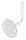 Handlaufhalter zum Anschweißen des Handlaufs, Ronde 70x4mm und Bügel 12mm, 2x Bohrungen 8,5mm gesenkt für M6, Wandabstand bis Mitte Bügel 70mm (Ronde und Bügel verschweißt), V2A