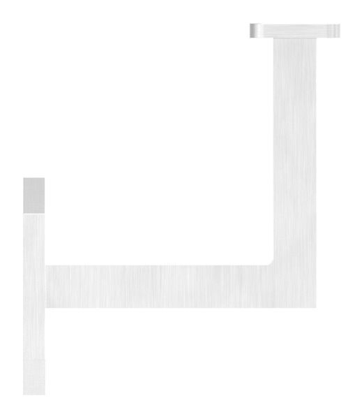 Handlaufhalter eckig mit gerader Handlaufanschlussplatte...