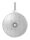 Handlaufhalter zum Anschrauben des Handlaufs mit Linsenkopfschraube M6, Ronde 70x5mm gewölbt, Bügel 20mm, Wandabstand 80mm, hinten Innengewinde M8 inkl. Stockschraube M8x80, V2A