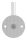 Handlaufhalter zum Anschweißen des Handlaufs, Ronde 70x6mm, Bügel 14mm, Wandabstand 80mm, 2x6,5mm Bohrungen gesenkt (Ronde und Bügel verschraubt), V2A