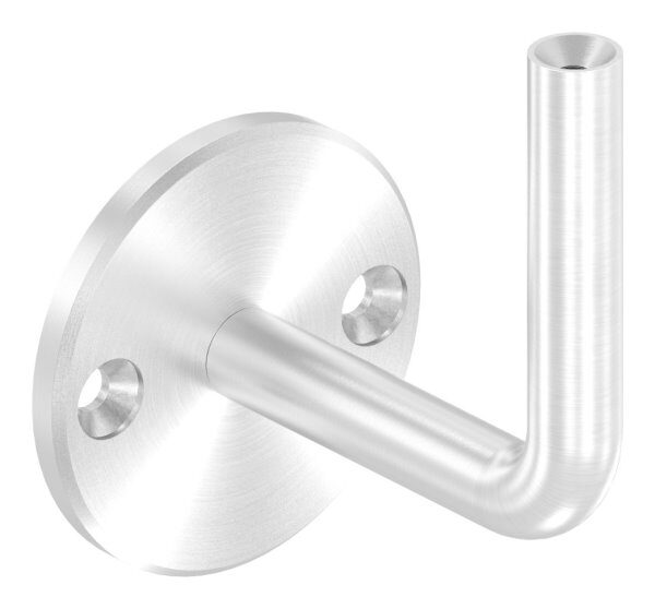 Handlaufhalter mit oben Innengewinde M6, Ronde 70x6mm,...