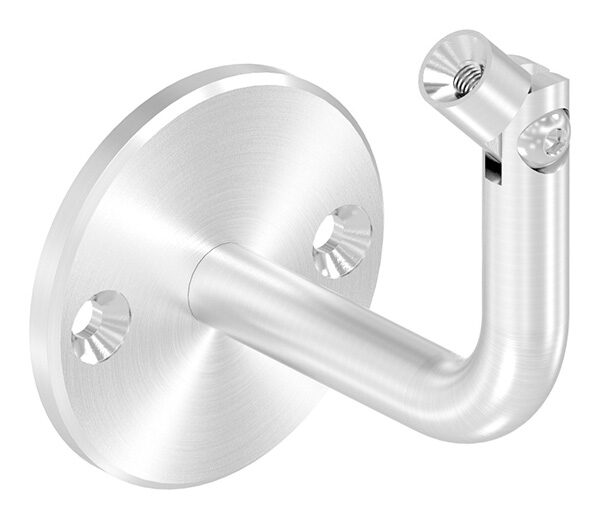 Handlaufhalter mit Gelenk, oben Innengewinde M6, Ronde...