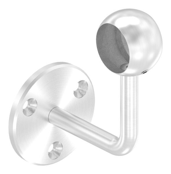 Handlaufhalter mit Kugelring für Rohr 33,7mm, Ronde...