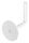 Handlaufhalter zum Anschweißen des Handlaufs, Ronde 70x4mm, Bügel 12mm, Wandabstand 80mm, 3x6,5mm Bohrungen (Ronde und Bügel verschraubt), V2A