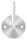 Handlaufhalter zum Anschweißen des Handlaufs, Ronde 70x4mm, Bügel 12mm, Wandabstand 62mm, 2x6,5mm Bohrungen (Ronde und Bügel verschraubt), V2A