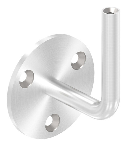 Handlaufhalter mit oben Innengewinde M6, Ronde 70x4mm,...