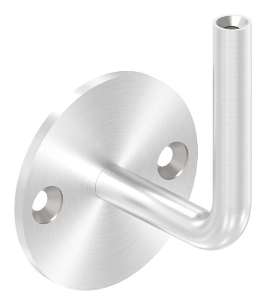 Handlaufhalter mit oben Innengewinde M6, Ronde 70x4mm,...