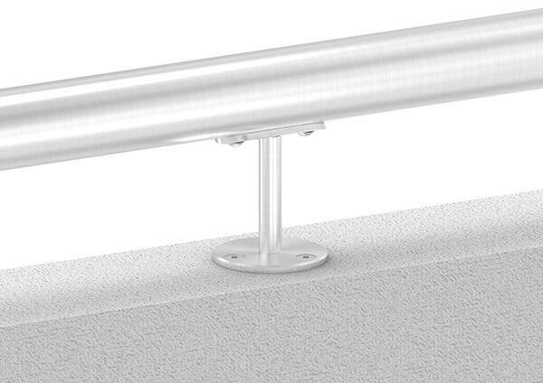 Handlaufhalter mit Ronde 60x5mm und...