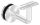Handlaufhalter zum Befestigen an Glas (8,00 - 21,52mm) Handlaufanschlussplatte für Rohr 42,4mm, Bügel 14mm, empfohlene Glasbohrung: 20mm, Wandabstand 77mm, V4A
