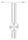 Handlaufhalter mit Handlaufanschlussplatte gerade (austauschbar), Anschluss flach, Bügel 25mm, Stift 14mm, Wandabstand 80mm, ohne Befestigungsschraube (kann mit M6 oder M8 Senkkopfschraube ISO 10642 befestigt werden, Mindestlänge: 35mm), V2A