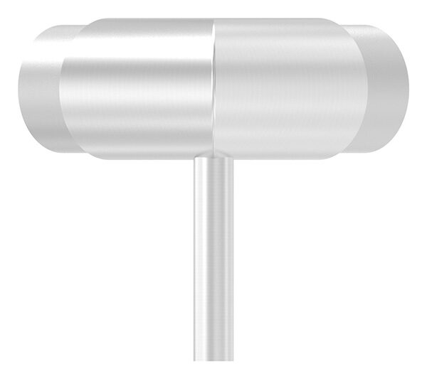 Steckecke mit Stift Ø 12mm, L: 60mm, für Rohr 42,4x2,0mm, V2A