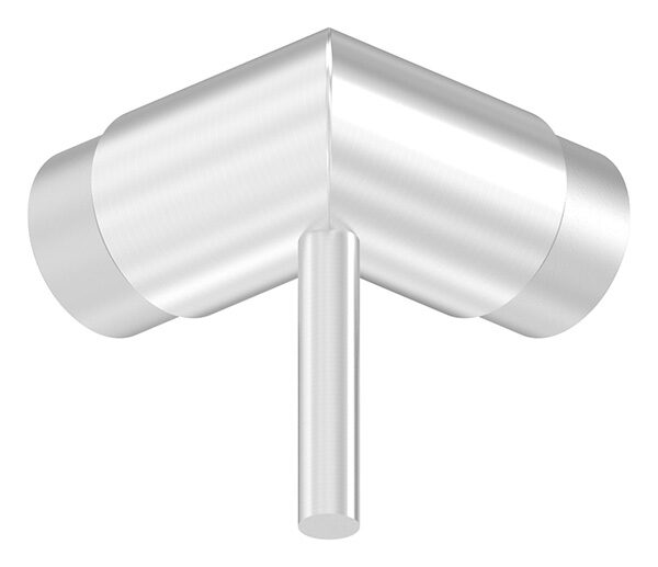 Steckecke mit Stift Ø 12mm, L: 60mm, für Rohr 42,4x2,0mm, V2A