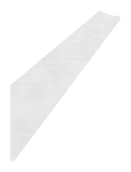 Handlaufschwert 5mm stark, lasergeschnitten, beidseitig geschliffen Korn 240, V2A
