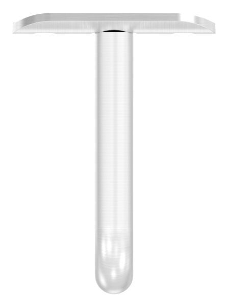 Bügel Ø 12mm, mit Handlaufanschlussplatte 33,7mm, 60x75mm, V2A