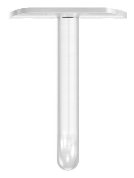Bügel Ø 12mm, mit Handlaufanschlussplatte 42,4mm, 60x75mm, V4A