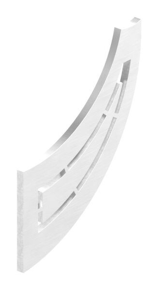 Handlaufschwert, 4mm stark, geschliffen Korn 240, V2A