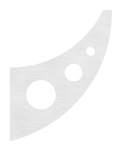 Handlaufschwert, 4mm stark, geschliffen Korn 240, V2A