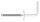 Handlaufhalter, Bügel 12mm, Wandabstand: 73mm, zum Anschweißen des Handlaufs, mit Ronde 58 x 5mm gewölbt, Drehfix-System - für Ziegel, Ankerstange M8 x 120mm mit Dübel 12 x 100mm, Benötigte Bohrung in Wand: Ø 12mm