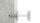 Handlaufhalter, Bügel 12mm, Wandabstand: 73mm, inkl. Handlaufanschlussplatte und Schraube (60182-240 + 58315-240-16), mit Ronde 58x4mm gewölbt, Drehfix-System - für Beton, Ankerstange M8x80mm mit Dübel 12x50mm, Benötigte Bohrung in Wand: Ø 12mm, V2A