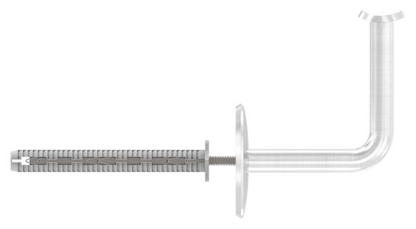 Handlaufhalter, Bügel 12mm, Wandabstand: 73mm, inkl....