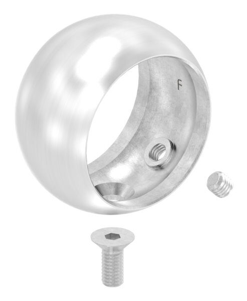 Kugelring für Handlaufhalter für Rohr 42,4mm, Ø 55mm, V2A