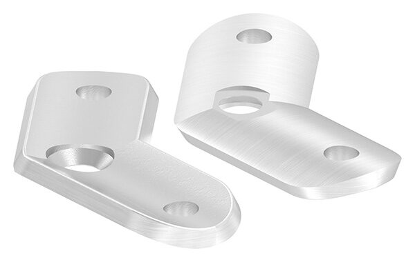 Handlaufanschlussplatte, 63x25x4mm, 135°, für...