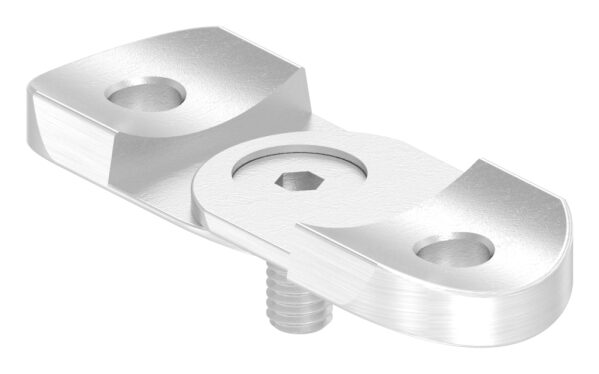 Handlaufanschlussplatte verstellbar, 63x25x4mm, für...