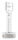 Rohrabschlussstopfen mit Gelenkstift und Handlaufanschlussplatte, Rohrabschlussstopfen für Rohr 42,4x2,0mm, zum Einkleben, Handlaufanschlussplatte für 42,4mm Rohr, H: 84mm,V2A