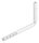 Handlaufhalter zum Einbetonieren, Bügel 12mm, oben Innengewinde M6, Wandabstand: 40 - 75mm, V2A