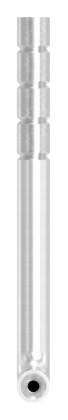 Handlaufhalter zum Einbetonieren, Bügel 14mm, oben Innengewinde M6, Wandabstand: 40 - 75mm, V2A