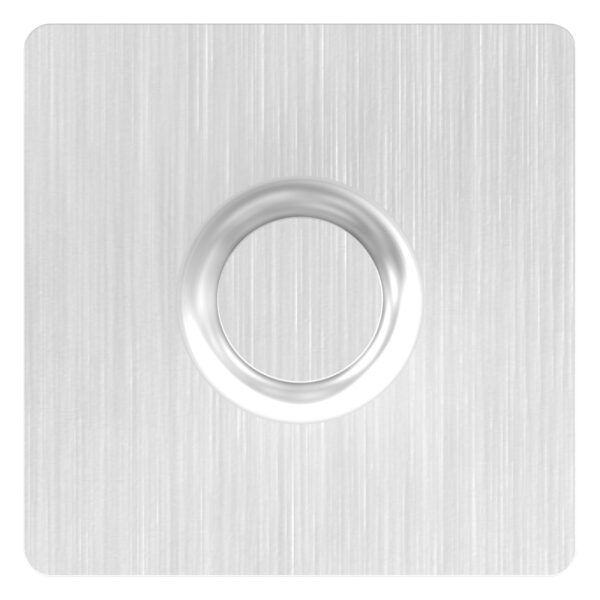 Stopfen mit Stift aus einem Teil, für Rohr 40 x 40 x 2,0mm, Höhe: 105mm, V2A