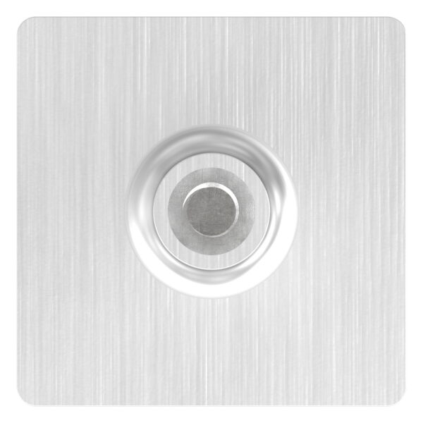 Stopfen mit Stift aus einem Teil, für Rohr 40 x 40 x 2,0mm, Höhe: 80mm, mit M6 Innengewinde, V2A