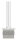 Stopfen mit Stift aus einem Teil, für Rohr 40 x 40 x 3,0mm, Höhe: 80mm, V2A