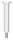 Stift Ø 14mm mit Handlaufanschlussplatte flach, H: 78mm, V2A