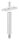 Stift Ø 14mm mit Handlaufanschlussplatte flach, H: 78mm, V2A