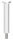 Stift Ø 14mm mit Handlaufanschlussplatte für Rohr 33,7mm, H: 78mm, V2A