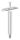 Stift Ø 14mm mit Handlaufanschlussplatte für Rohr 42,4mm, H: 78mm, V2A