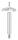Stift Ø 14mm mit 90° Handlaufanschlussplatte für Rohr 42,4mm, H: 78mm, V2A