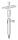 Gelenkstift mit Handlaufanschlussplatte, Stift Ø 14mm, Handlaufanschlussplatte: flach, H: 78mm, V2A