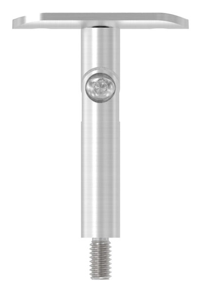 Gelenkstift mit Handlaufanschlussplatte, Stift Ø 14mm, Handlaufanschlussplatte für Rohr 42,4mm, H: 78mm, V2A