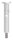 Gelenkstift mit Handlaufanschlussplatte, Stift Ø 14mm, Handlaufanschlussplatte für Rohr 42,4mm, H: 78mm, V2A