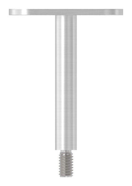 Stift Ø 12mm mit gerader Handlaufanschlussplatte, H: 78mm, V2A