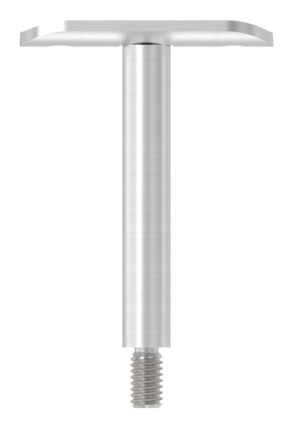 Stift Ø 12mm mit Handlaufanschlussplatte für Rohr 33,7mm, H: 78mm, V2A