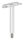 Stift Ø 12mm mit Handlaufanschlussplatte für Rohr 33,7mm, H: 78mm, V2A