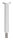 Stift Ø 12mm mit Handlaufanschlussplatte für Rohr 33,7mm, H: 78mm, V2A