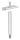 Stift Ø 12mm mit Handlaufanschlussplatte für Rohr 33,7mm, H: 78mm, V2A