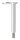 Stift Ø 12mm mit 90° Handlaufanschlussplatte für Rohr 42,4mm, H: 78mm, V2A
