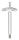 Stift Ø 12mm mit 90° Handlaufanschlussplatte für Rohr 42,4mm, H: 78mm, V2A