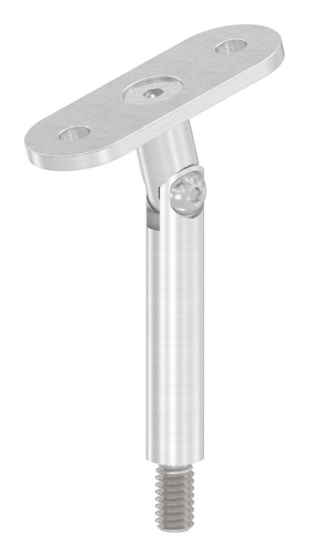 Gelenkstift Ø 12mm mit gerader Handlaufanschlussplatte, H: 78mm, V2A